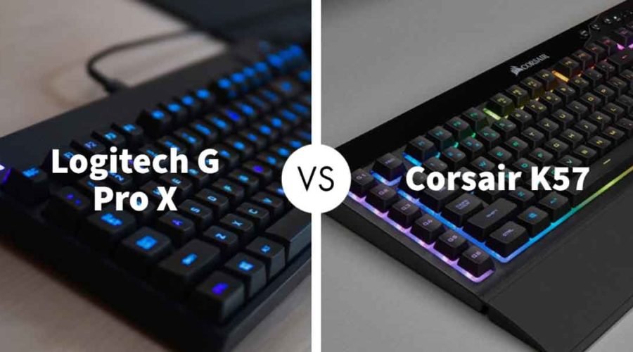 Logitech G Pro X Gaming Keyboard Vs Corsair K57 RGB Wireless Keyboard