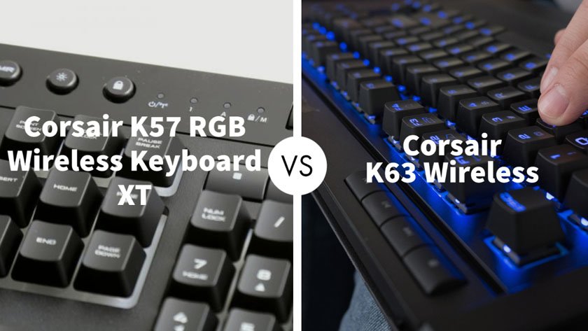 Corsair K57 RGB Wireless Keyboard XT Vs Corsair K63 Wireless